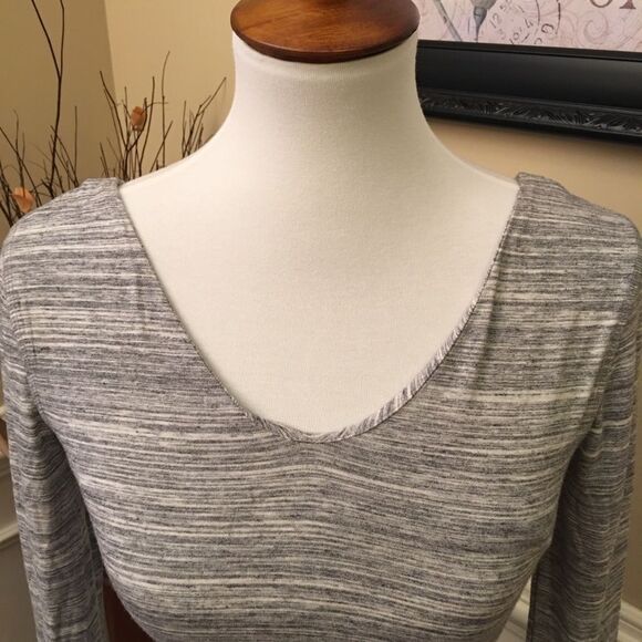 Banana Republic Ruched Jersey Double V Dress XSP - Picture 4 of 6